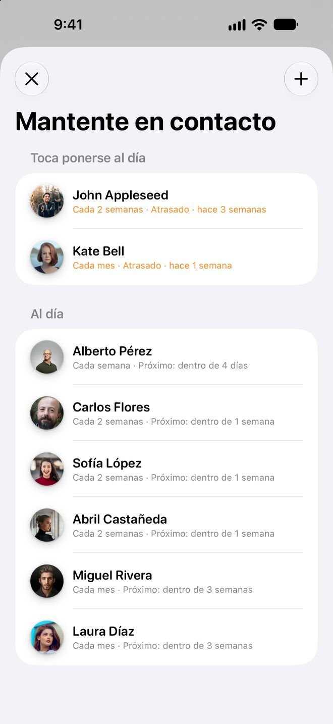 Circlay — Mantente en contacto